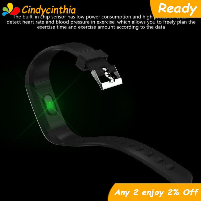 Cici Đồng Hồ Thông Minh 115plus Chống Thấm Nước Màn Hình Cảm Ứng 0.96 inch