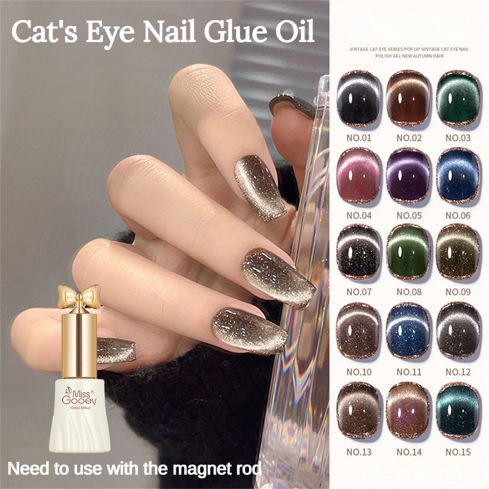✔candy Miss Gooey Gel Sơn Móng Tay Mắt Mèo Retro Sứ Trắng Mắt Mèo Rộng Mùa Thu Đông Mới Keo Trị Liệu Bằng Ánh Sáng Siêu Sáng Cho Cửa Hàng Làm Móng Chuyên Nghiệp Candygirla.vn