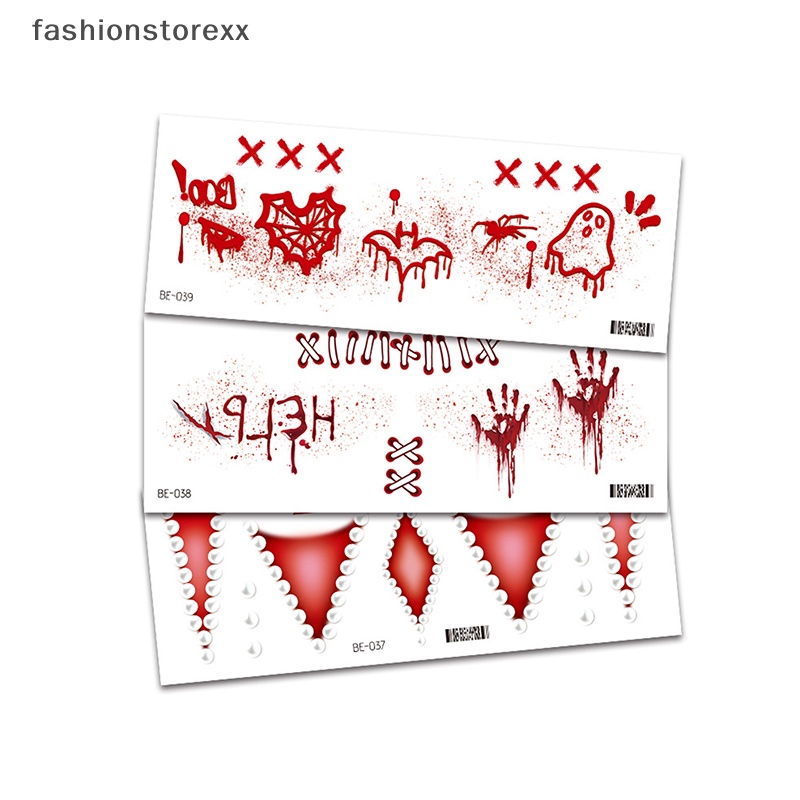 Fash Nhãn Dán Vết Sẹo Máu Trang Trí Tiệc halloween