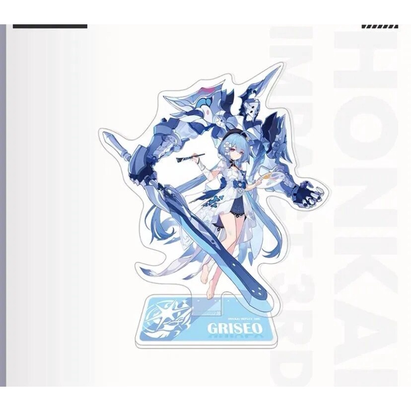 Mô hình Standee Honkai Impact 3 The Thirteen Flame Chasers Elysia Aponia Phụ kiện trang trí để bàn góc học tập