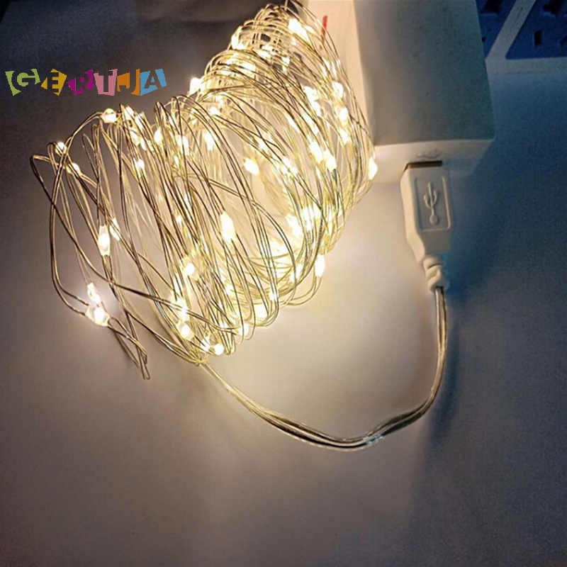 Dây Đèn led Trang Trí 2m 20led 3m 30led usb