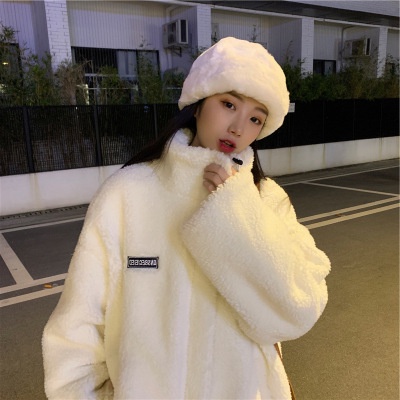Áo Khoác Lót Lông Cừu cotton Thời Trang Thu Đông 2023 Dành Cho Nữ