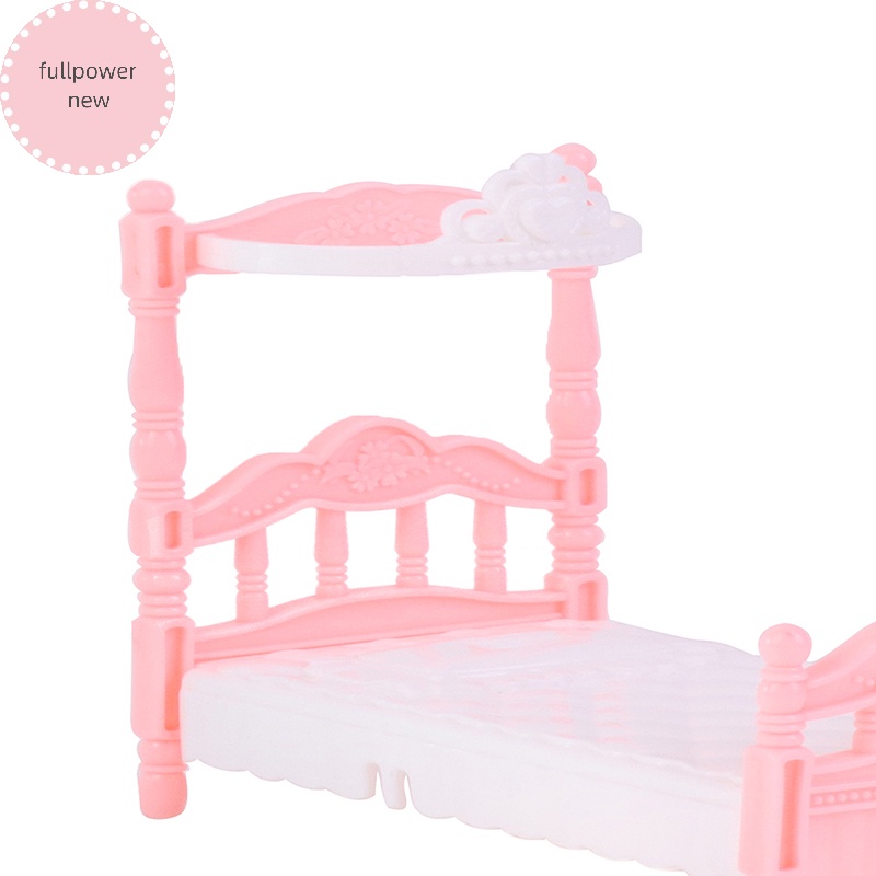 Giường Ngủ Mini fullpowernew Tỉ Lệ 1: 12 Trang Trí Nhà Búp Bê