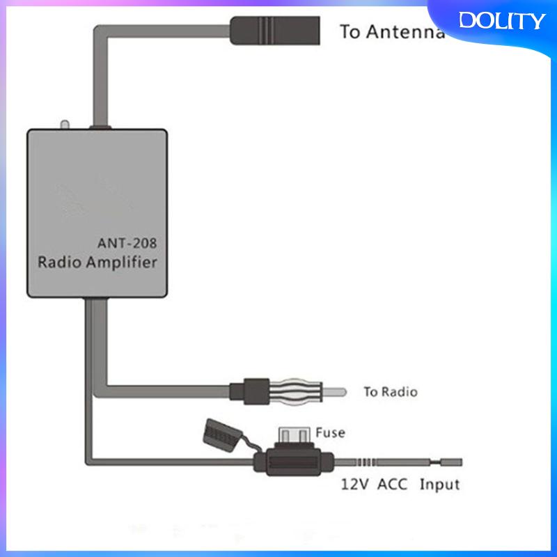 Ăng Ten Khuếch Đại Âm Thanh 208 Chuyên Dụng Cho Xe Hơi / Xe Tải rv