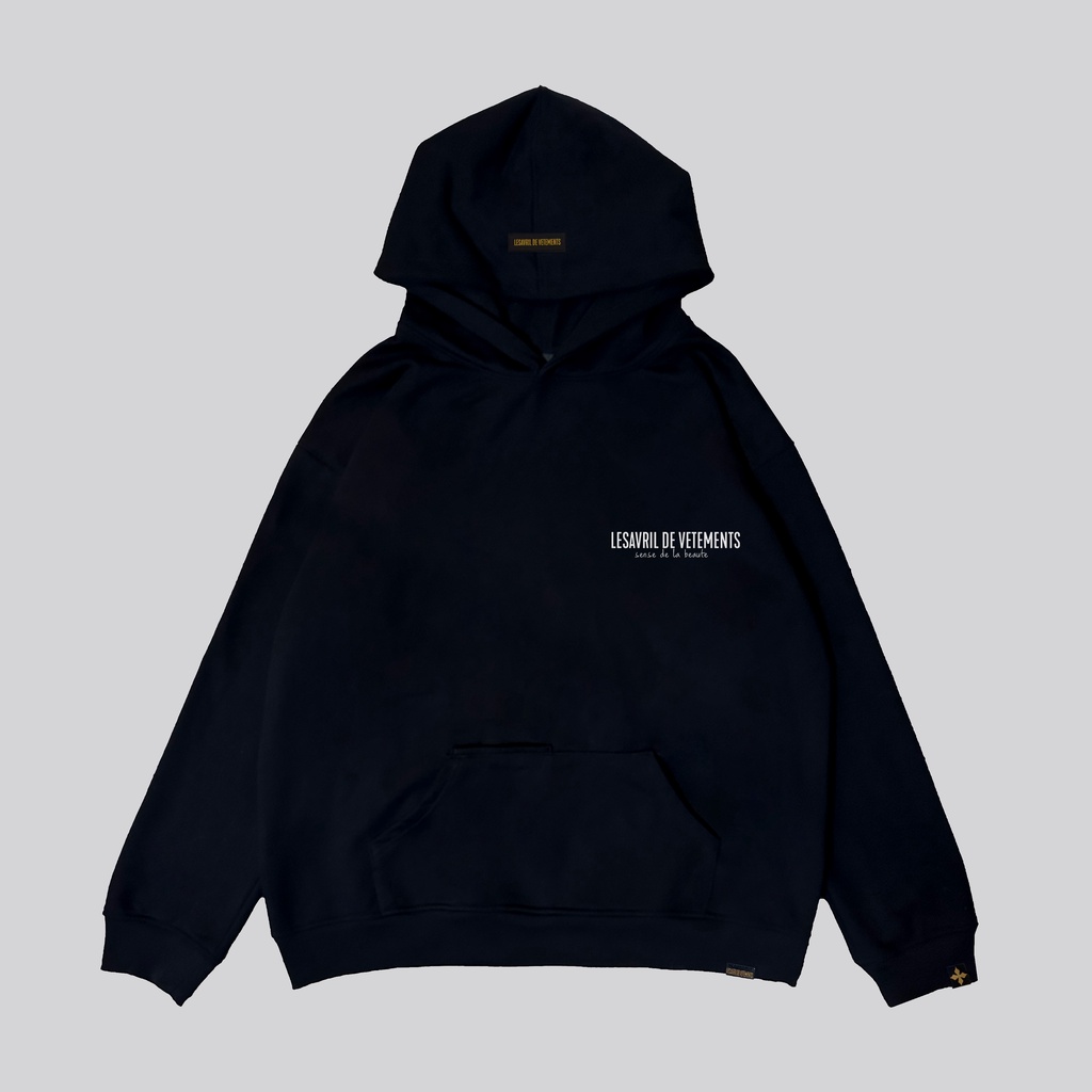 Áo khoác nỉ Hoodie Lesavril de Vetements SDLB - Black