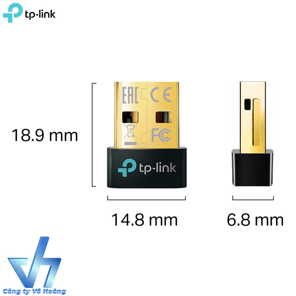 USB Bluetooth 5.0 TP-Link UB500 dùng cho máy tính, laptop