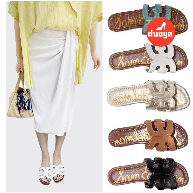 Duoya Hair Thẳng ~  Dép Sandal Da Mềm Chính Hãng Cho Nữ Đi Biển Mùa Hè Sanya Miễn Phí Vận Chuyển Hàng Từ Nhà Máy Chính Hãng ~ Hàng Từ Nước Ngoài Trời