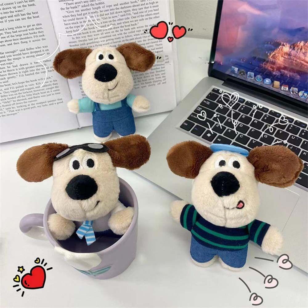 Shanrong wallace & gromit Móc Chìa Khóa Nhồi Bông Phong Cách Hoạt Hình Chú Cún Ngọt Ngào