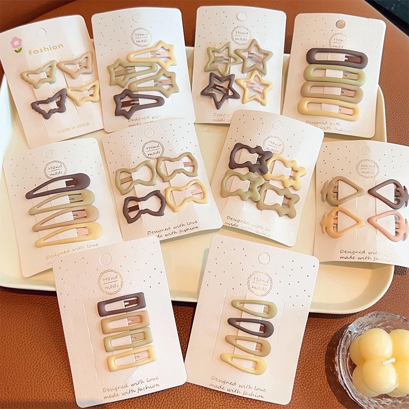 Kẹp Tóc bb Hình Ngôi Sao / Trái Tim Dễ Thương Xinh Xắn 2023