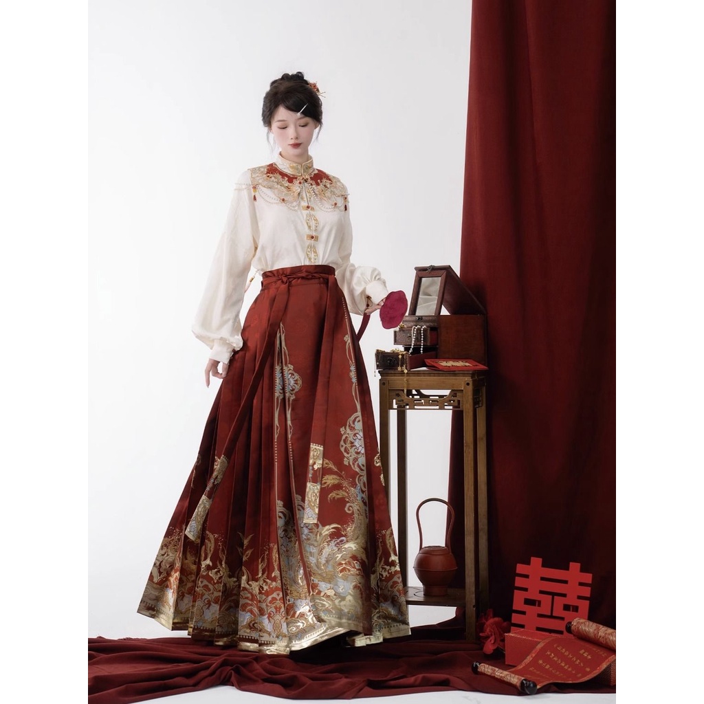 Mới Đầm Cưới Phong Cách Hán Phục Trung Hoa Thời Trang Mùa Thu 2023 Cho Nữ p20