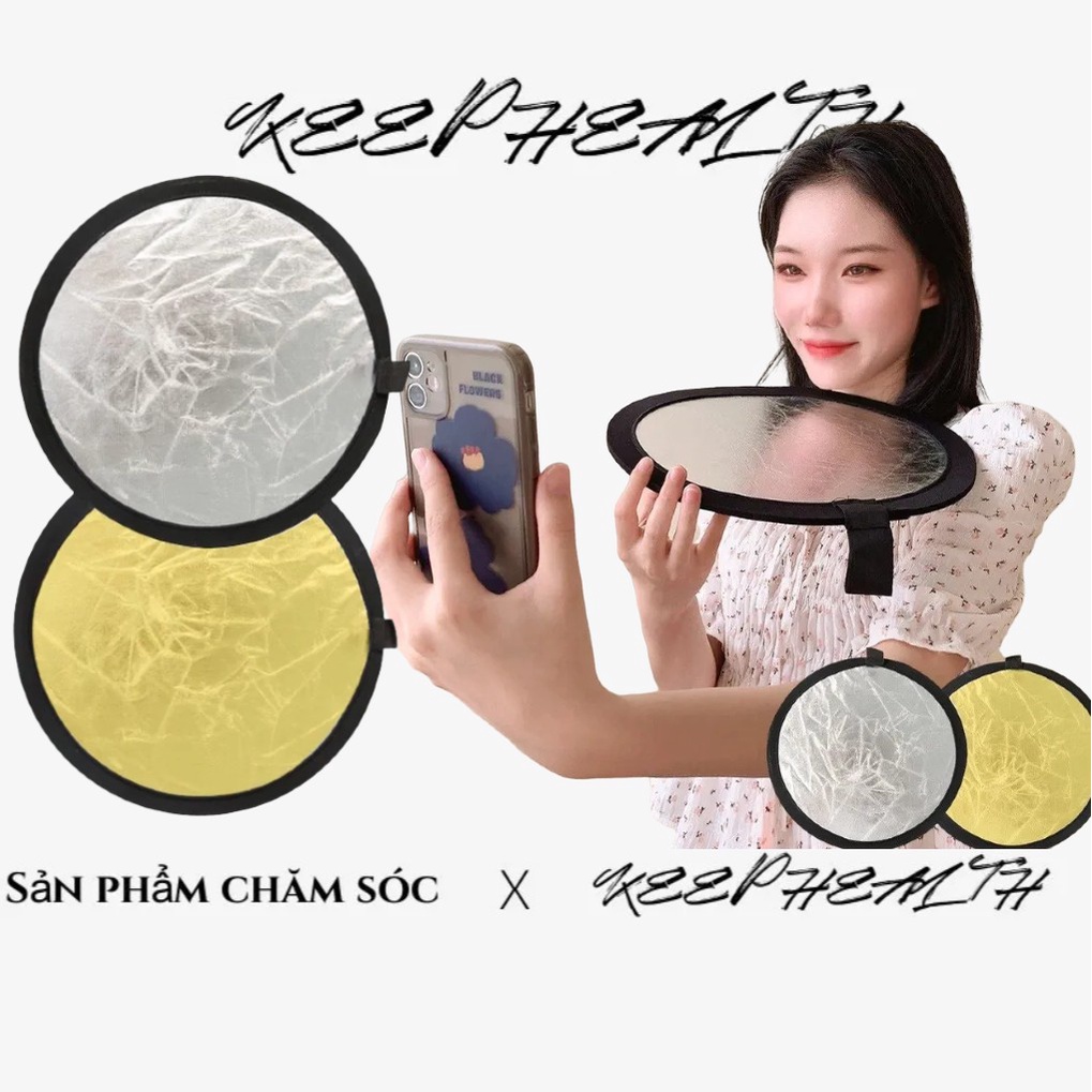 Tấm hắt sáng mini gấp lại được hỗ trợ chụp ảnh chuyên dụng tiện lợi KH