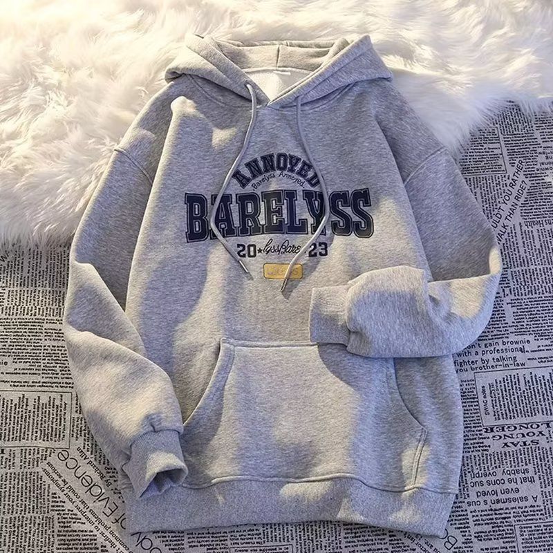 Áo hoodie Lông Cừu Dày Dặn Dáng Rộng Thời Trang vintage Mỹ 300g 4 Màu Tùy Chọn m-4xl Cho Nam