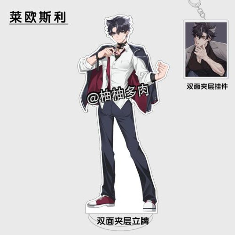 Wriothesley dk series Móc Khóa anime Bằng acrylic Dễ Thương Trưng Bày Trang Trí Bàn Làm Việc