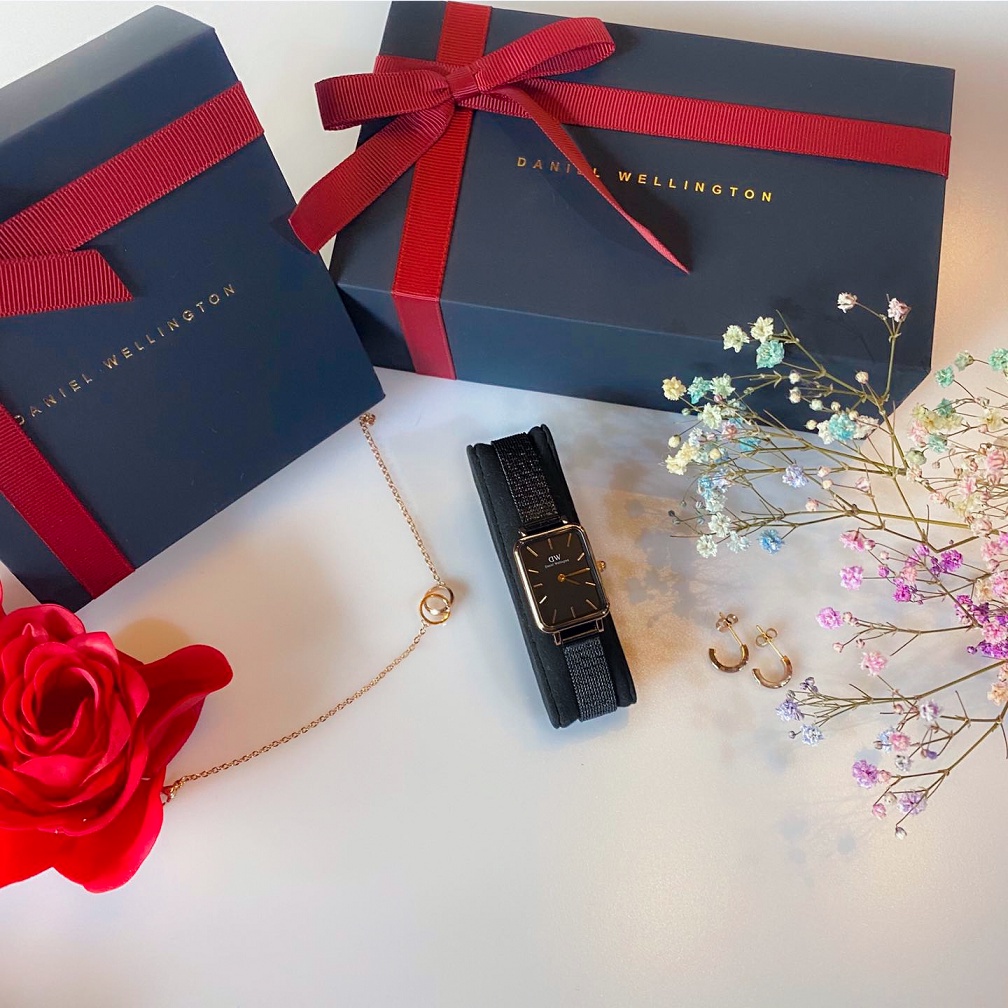 Đồng Hồ Nữ Daniel Welington Nữ QUADR.O PRESSED Dây Mesh 20x26mm - Danielwatchstore.