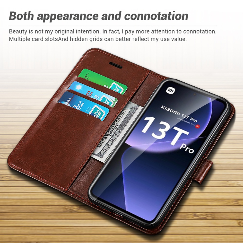 Bao Da Điện Thoại Nắp Lật Từ Tính Cho xiaomi 13t pro2023 redmi k60 ultra xiaomi13t mi 13tpro 13 t 13 t pro 5g k60 ultra