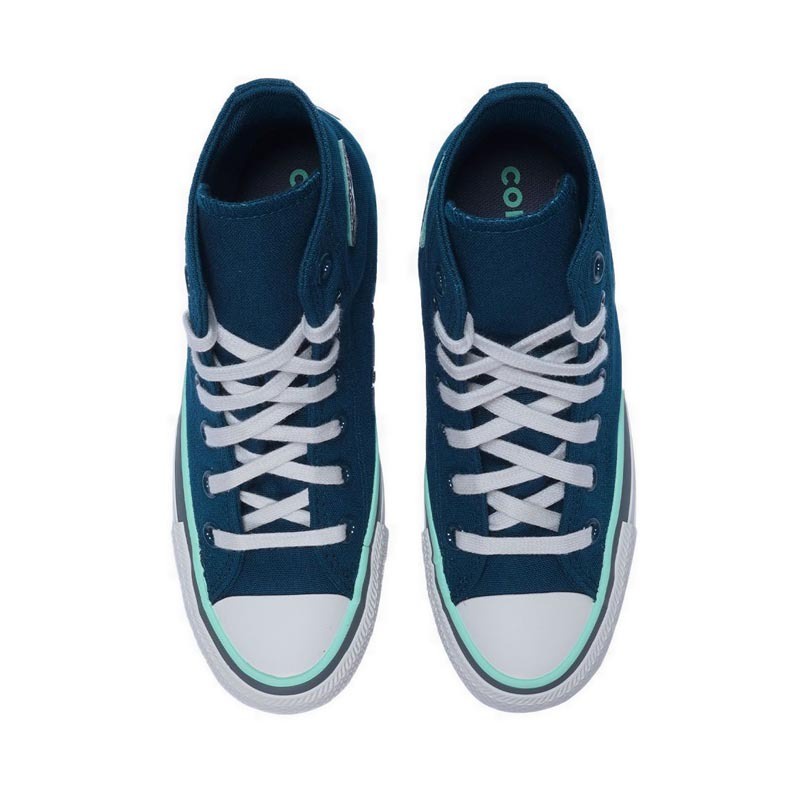 Giày Thể Thao Converse Chuck Taylor All Star Edge Glow Unisex Sneakers - Midnight Turq/Pale Putty