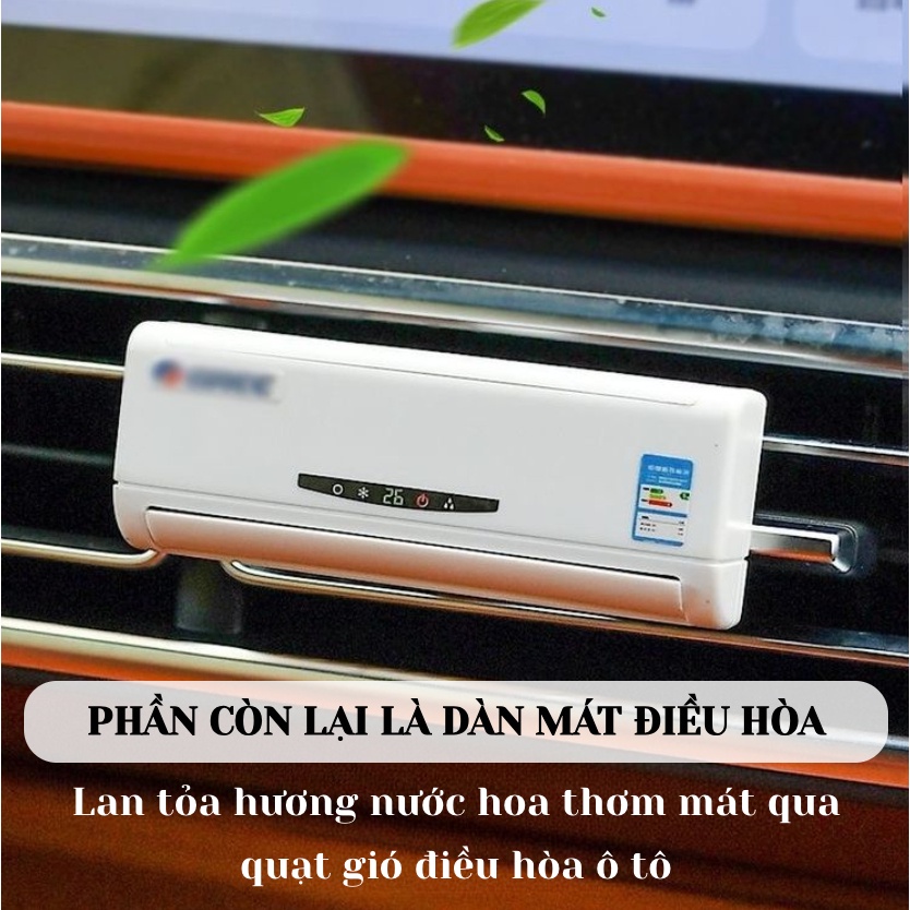 _ Sáp Thơm Mô Hình Điều Hòa Xe Ô Tô - Không Gian Thơm Mát Trong Xe! .