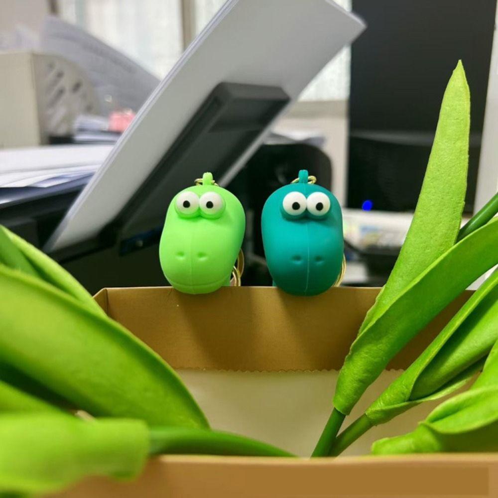 Shanhai Móc Khóa Khủng Long Thủy Thủ Mặt Trăng Bằng Silicon Thu Gọn Được