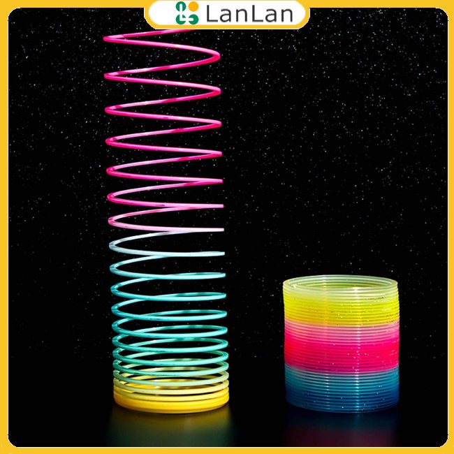 Lanlan Đồ Chơi Lò Xo Ma Thuật Nhiều Màu Sắc Phù Hợp Với Bé Trai Và Bé Gái Tập Hợp Cho Mùa Xuân Nóng