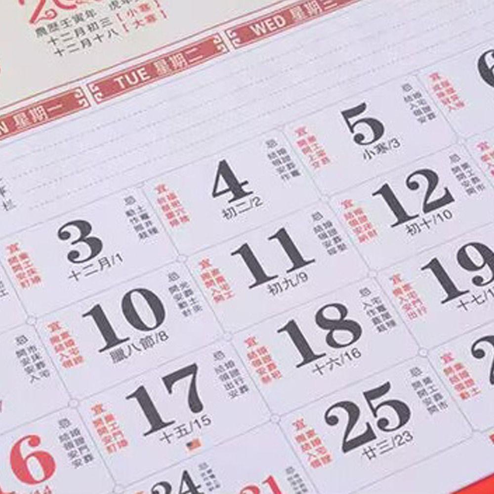 Dalton Lịch Năm Mới 2024 Treo Tường Truyền Thống Hình Rồng Phong Cách Trung Hoa