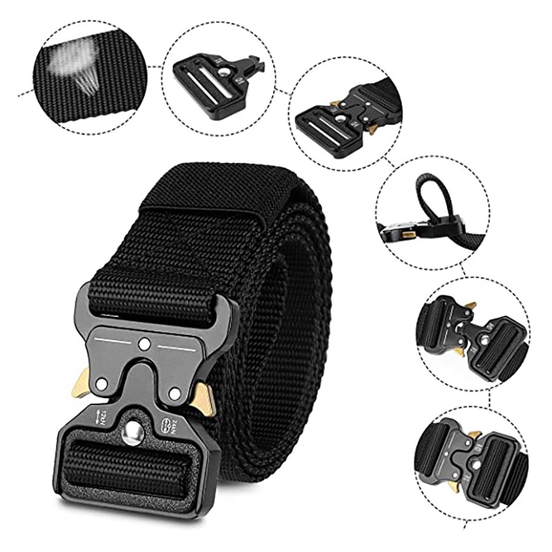 Thắt Lưng nylon Mềm Tháo Lắp Nhanh Có Khóa Nam Châm 6 Màu Cho Nam & Nữ