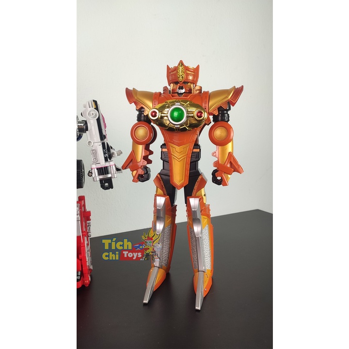 All in DX GoGo Sentai Boukenger - Siêu Nhân Sấm Sét Thám Hiểm - Đồ Chơi Mô Hình Chính Hãng Nhật Bản - Bandai tặng kèm xe