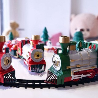 Christmas Train Set - Christmas Tree Train Set Around The Tree - Christmas Train Sets for Under The Tree - Train Set for Christmas Tree