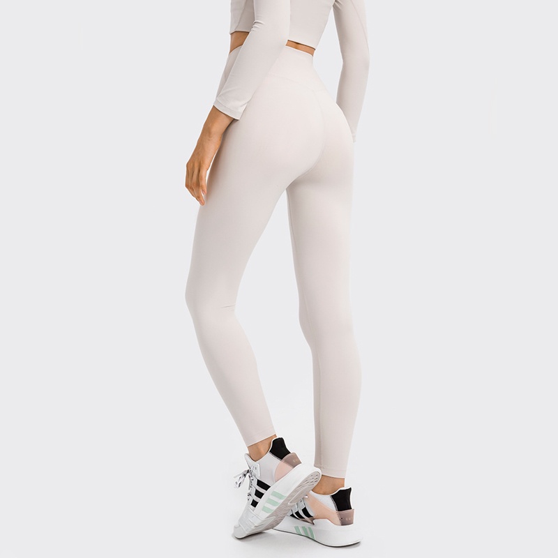 Quần Legging Thể Thao Cạp Cao Không Xuyên Biên Giới Ôm Dáng Tập Yoga Chạy Bộ