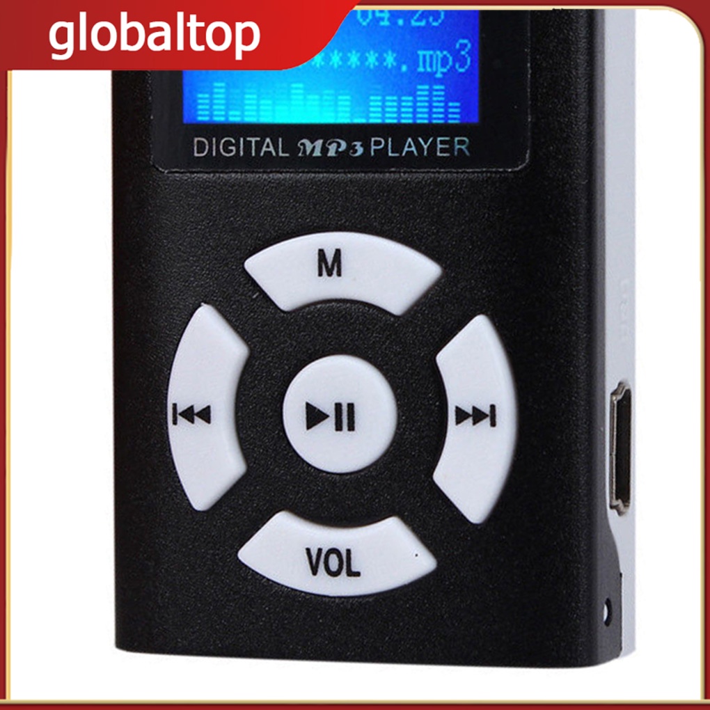 Máy Nghe Nhạc mp3 mini Màn Hình lcd Hỗ Trợ Thẻ Nhớ sd / tf 32gb