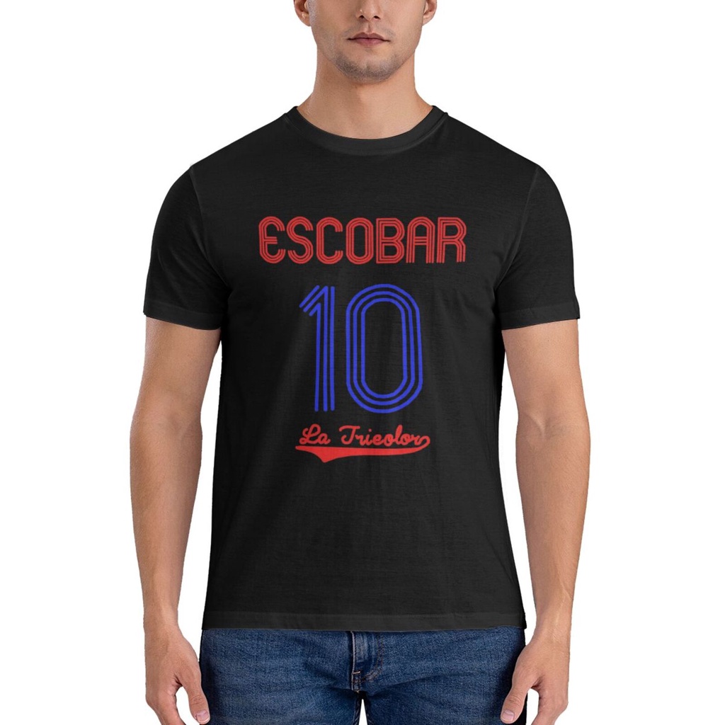 Pablo Escobar Colombia Football 10 Áo thun nam sáng tạo phổ biến