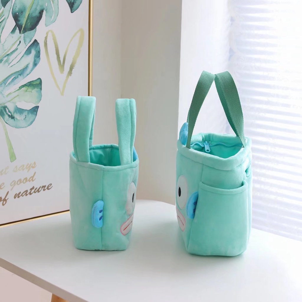 Túi Đựng Hộp Cơm Trưa Họa Tiết Hoạt Hình Dễ Thương