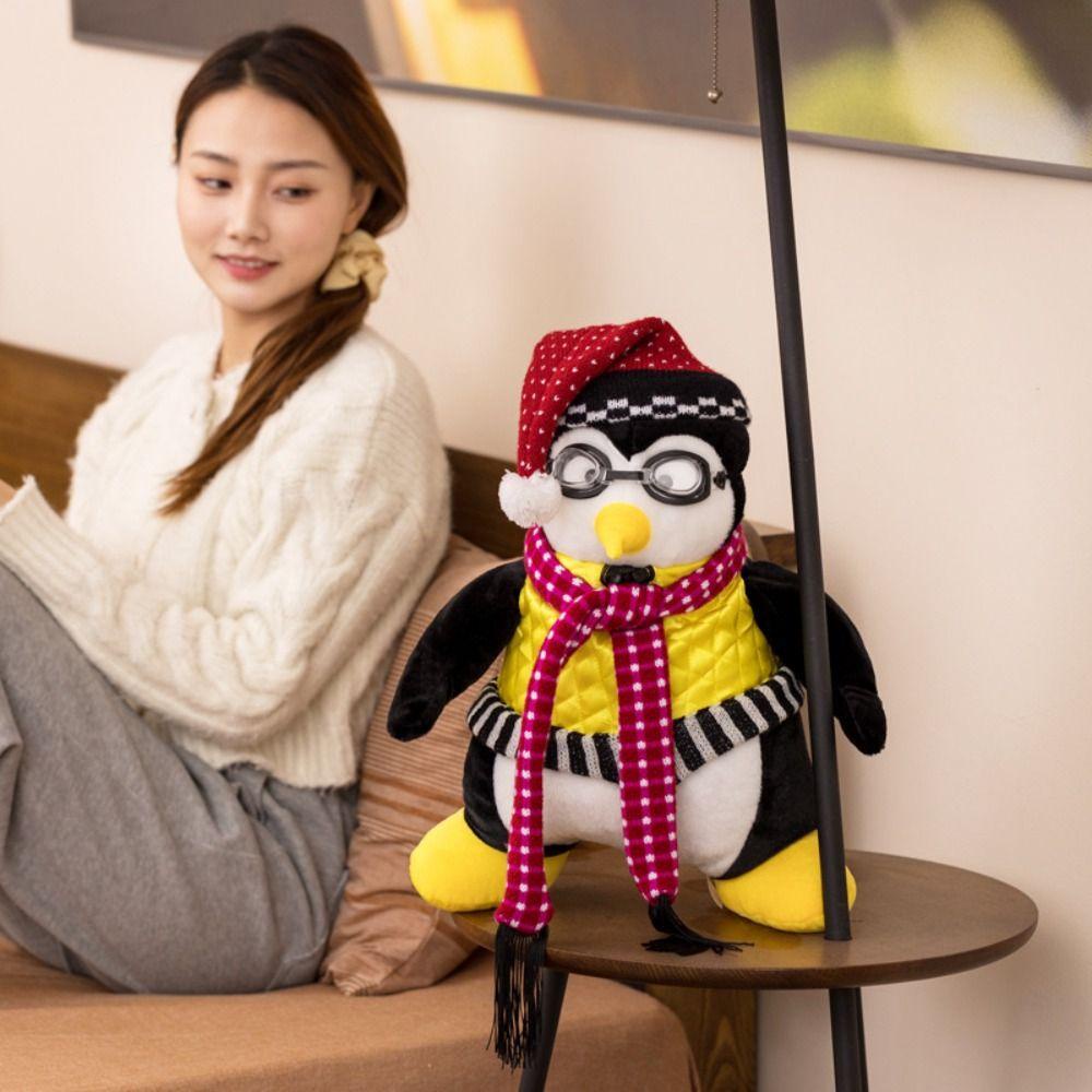 Mmluck hugsy Chim Cánh Cụt Nhồi Bông Mềm Mại Dễ Thương Dành Cho Bé