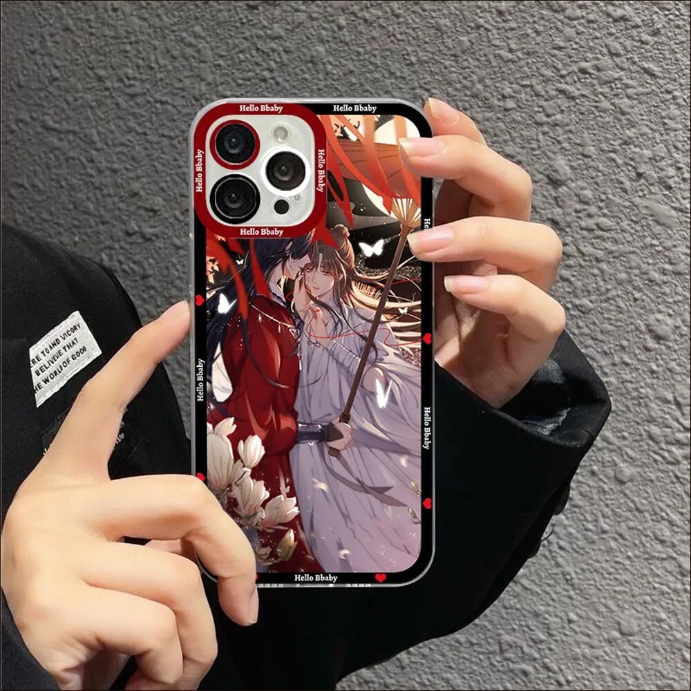 Ốp lưng iphone cạnh vuông Tian Guan Ci Fu Aesthetic Thiên Quan Tứ Phúc 8plus/x/xs/11/12/pro/max/plus/promax