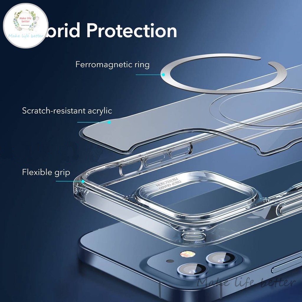 Ốp Điện Thoại Trong Suốt Chống Sốc Đơn Giản Cho iphone 15 14 pro max iphone 11 12 13 pro max