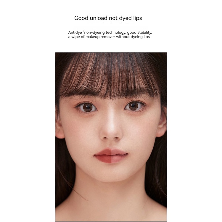 ForeverKey  Nước môi bùn môi men son môi trần trắng sương mù mặt mộc không nhuộm ly son môi