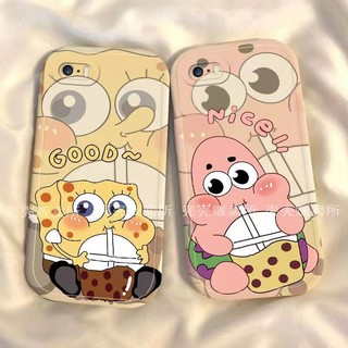 Ốp Điện Thoại tpu Silicon Hình spongebob Cho iphone 5 5s se2016 6 6s 7 8 se 2020 se3 2022 7 plus 8 plus