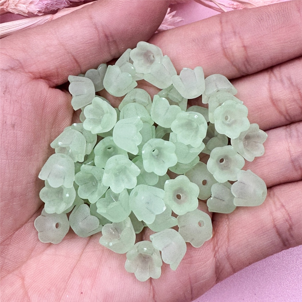 Set 40 Hạt Xâu Chuỗi 9 * 7mm Đơn Giản Làm Trang Sức Thủ Công
