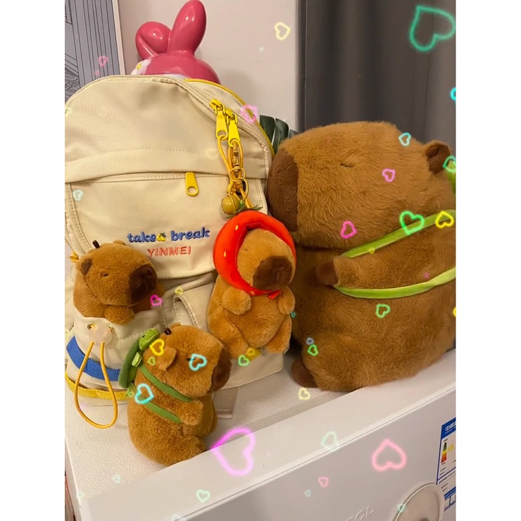 🔥CÓ SẴN🔥Gấu bông Capybara siêu mềm Búp Bê Nhồi Bông Capybara Mềm Mại Đáng Yêu, Gấu Bông Mô Phỏng Capybara