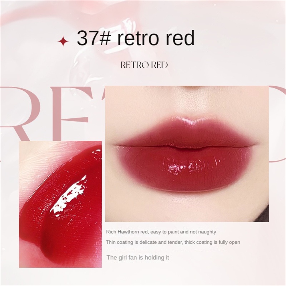 Novo Sky Realm Not Stick Cup Lip Glaze Water Gloss Mirror Doodle Lip Không thấm nước Không rơi giả trơn