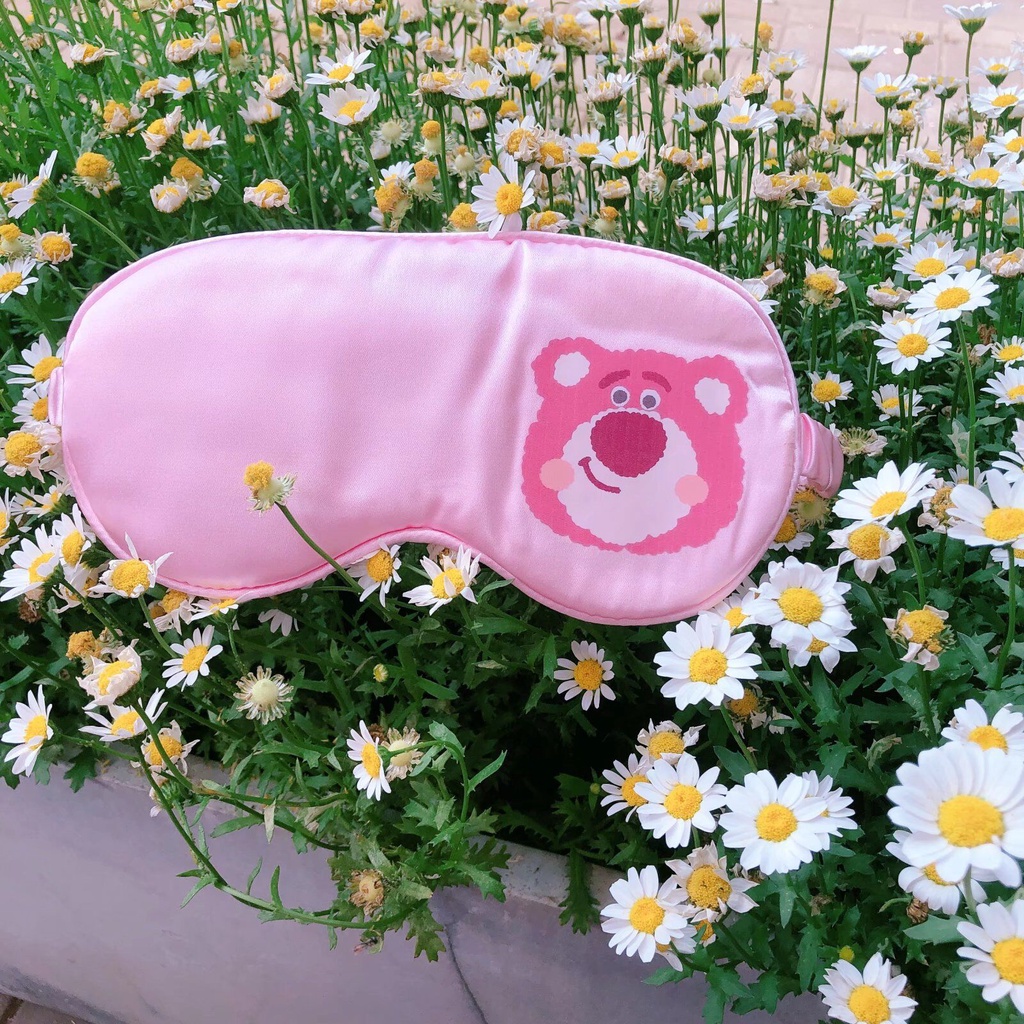 Sanrio Mắt Có 2 Mặt Lụa Che Bóng Ngủ Mặt Nạ Mắt Nữ Hoạt Hình Dễ Thương Kuromi Giai Điệu Cinnamoroll -top3C01