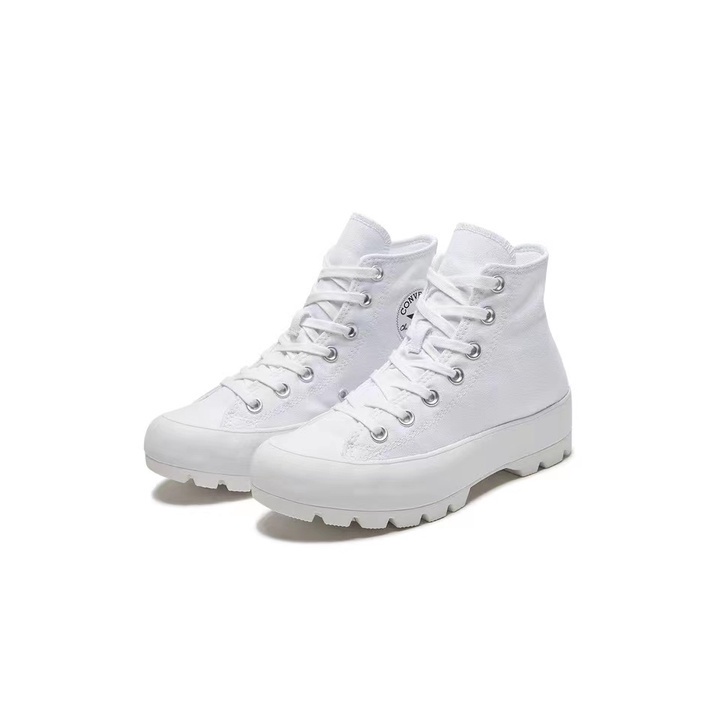 Giày Thể Thao converse Màu Trắng / Đen Phong Cách retro Cho Nữ