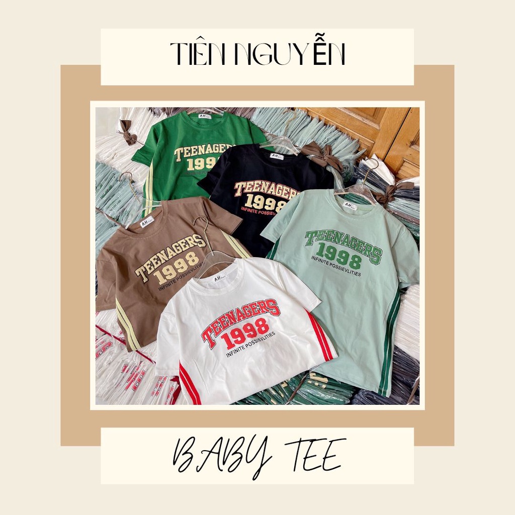 ÁO THUN PHOM BABY TEE SỌC A42 BIG SIZE 55-90KG