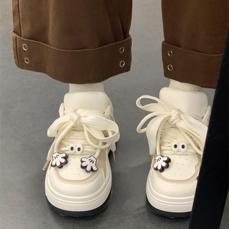 Giày Thể Thao Đế Dày 3cm Màu Trắng Chống Trượt Thời Trang Mùa Hè Hàng Mới 2023