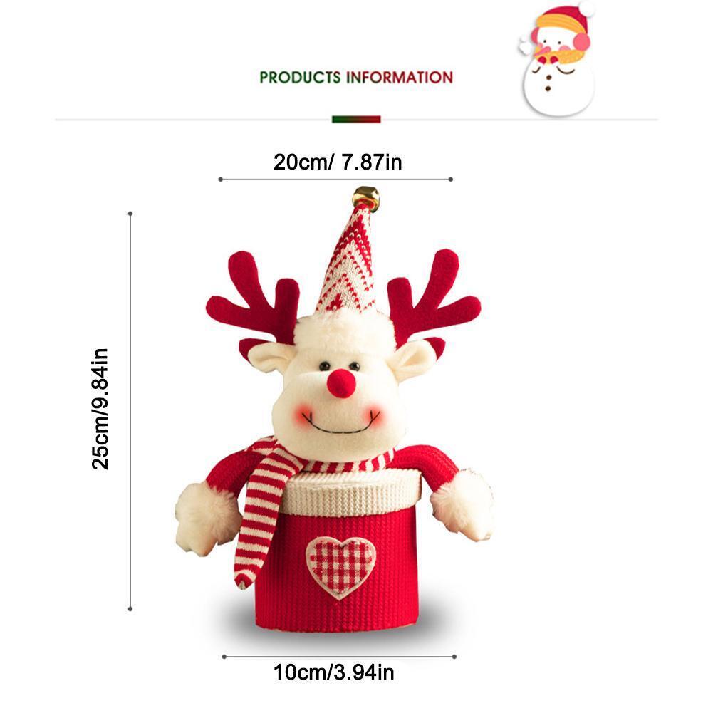 Hộp Quà Giáng Sinh Táo Hộp Quà Giáng Sinh Của Ông Già Noel Nai Sừng Tấm i7a2 apple