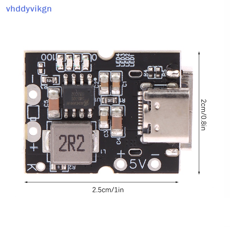 Mô Đun Tăng Áp vhdd type-c usb 5v 2a Có Màn Hình led Hiển Thị