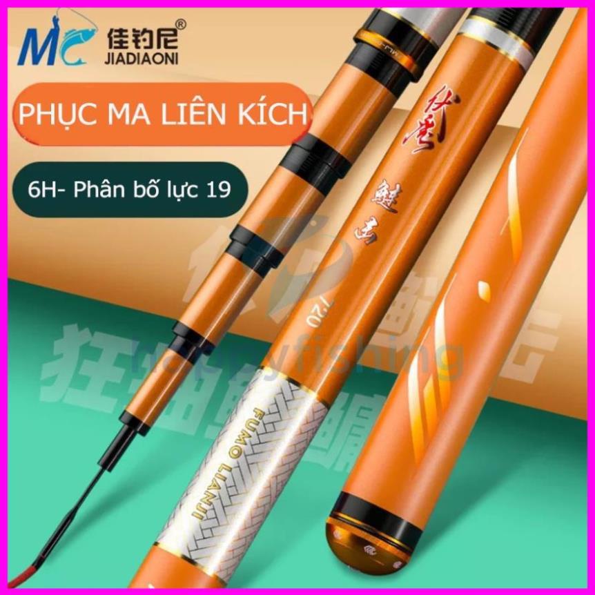Cần Câu Carbon Siêu Nhẹ Siêu Cứng MC Phục Ma Liên Kích 6H- Bản Mới 2021 Chuyên Săn Hàng