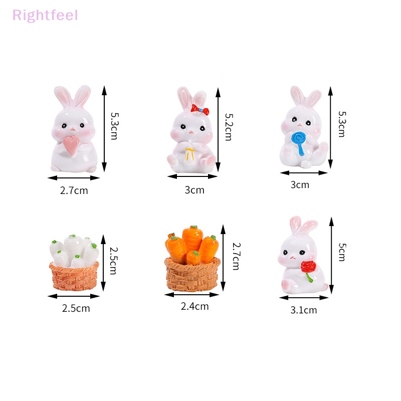 Cà Rốt / Thỏ Hoạt Hình Bằng Nhựa resin Dễ Thương Trang Trí Nhà Búp Bê Mới