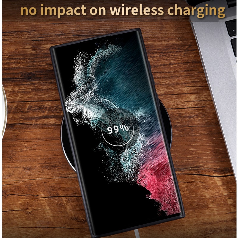 Bao Da Cho Samsung S23 Ultra S23 Plus S23FE S22 Ultra S22+ S21 Bao Da Điện Thoại Chống Dấu Vân Tay