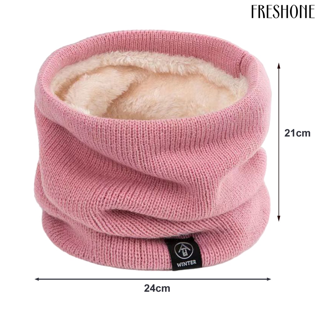 Khăn Quấn Cổ Bằng Vải Lông Dày Mềm Mại Co Giãn Giữ Ấm Chống Gió Chống Lạnh Màu Sắc Dành Cho Trượt Tuyết Ngoài Trời