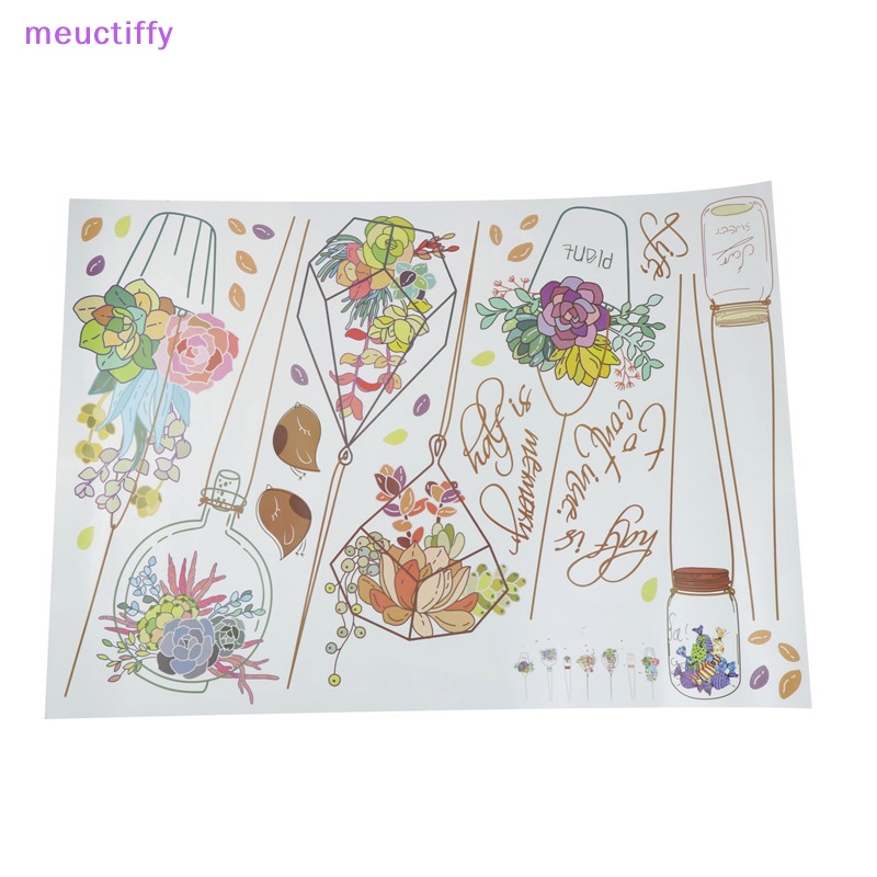 Sticker Dán Tường Họa Tiết Cây Cối Sáng Tạo Dễ Tháo Gỡ
